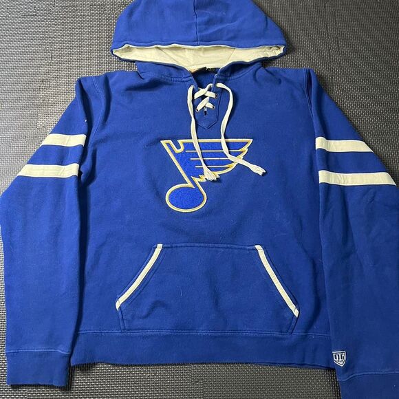 Large Blue and White St. Louis Blues NHL Hoodie - Picture 1 of 8